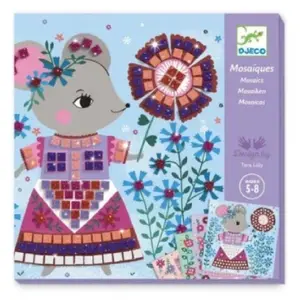 Comparateur de prix : Coffret art de la mosaïque thème Lovely Pets 4 tableaux Djeco