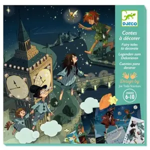 Djeco Märchen zum Verzieren Peter Pan pas cher
