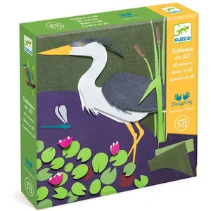 Djeco Tableau 3D - Au bord de l'eau pas cher