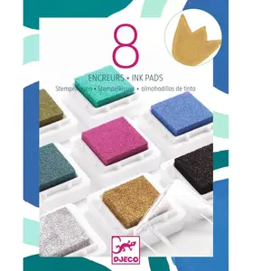 Djeco Set 8 encreurs et 1 nettoyeur : Chic pas cher