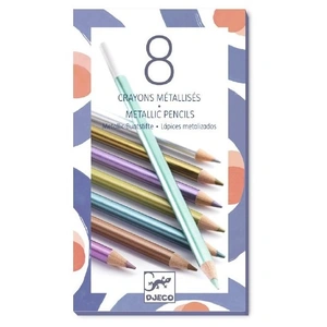 Comparateur de prix : Set de 12 crayons métalliques Djeco