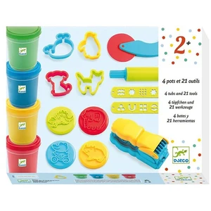 Comparateur de prix : 4 pots et 21 outils de pâte à modeler Djeco