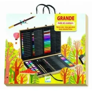 Comparateur de prix : Coffret de couleurs crayons feutres pastels Djeco