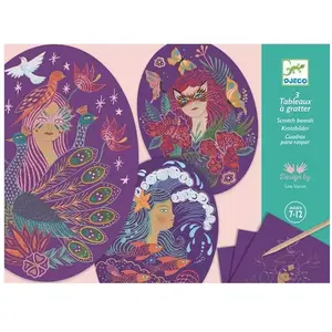 Non communiqué Pochette cartes à gratter Nymphes - Djeco