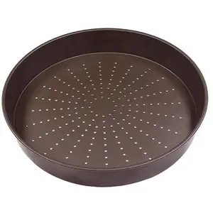 Moule à flan avec fond amovible perforé avec revêtement antiadhérent 27 cm Gobel pas cher