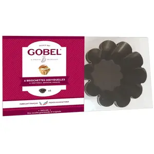 Comparateur de prix : Gobel - 6 moules à brioches 8 cm