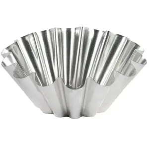 Moule à brioche grosses côtes en fer blanc 20 cm Gobel pas cher
