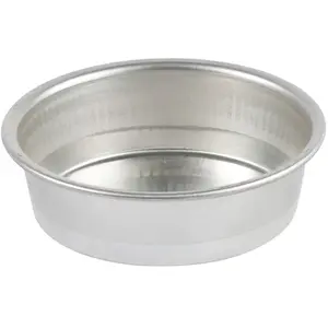 Comparateur de prix : Gobel Manqué Rond Uni - Bordé - Fer Blanc - Ø200/175 Mm - H45 Mm