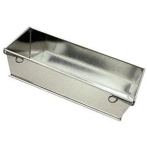 Gobel Moule à Manqué Carré 22 Cm Fond Fixe – Fer Blanc Bordé Sur Fil, Fabriqué En France