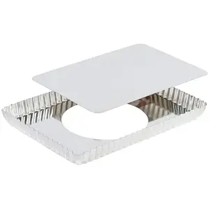 Comparateur de prix : Gobel 125810 Moule à Tarte Cannelé Rectangulaire Fond Mobile Fer Blanc...