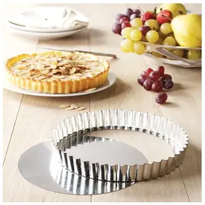 Comparateur de prix : Gobel Tourtière ronde cannelée - Fond mobile : 20 cm