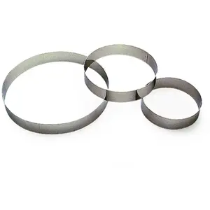 Cercle à entremets en inox - Gobel - Argent - Inox pas cher