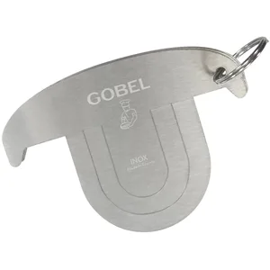 Set de 3 raclettes à bûche en inox Gobel pas cher