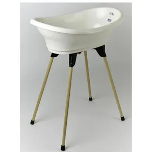 Thermobaby KIT BAIGNOIRE VASCO Blanc Muguet : baignoire + pieds + tuyau de vidange pas cher