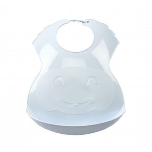 thermobaby bavoir semi-rigide - fleur bleue pas cher