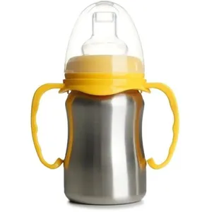 Comparateur de prix : THERMOBABY Tasse D'apprentissage Inox Jaune Mangue