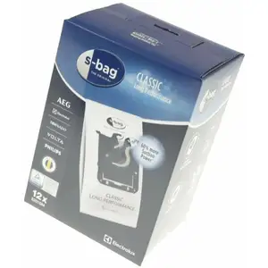 Comparateur de prix : ELECTROLUX - S-BAG (x12) E201M S-BAG LONG PERFORMANCE POUR ASPIRATEUR ELECTROLUX