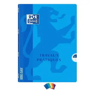 Oxford cahier travaux pratiques openflex, 210 x 297 mm, pp 100101186 pas cher