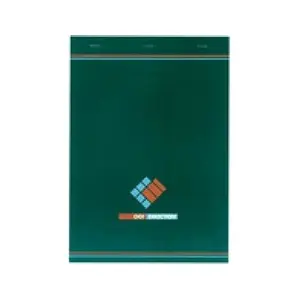 Conquerant Bloc Notes A5 Petits Carreaux 5mm 200 Pages Agrafées Tête Couverture Carte Bleue pas cher