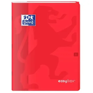 Comparateur de prix : Oxford Oxford Cahier Easybook Agrafé, 24x32cm 96 Pages 90g Rouge