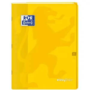 Oxford Cahier easybook agrafe 24x32 96p 90g seyes jaune
