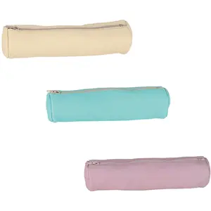 Oxford Trousse ronde en cuir Pastel 22 x 6 cm Couleur aléatoireVendu parscrapmalin
