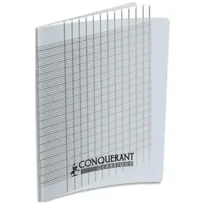HAMELIN OXFORD CAHIER DEFICIENTS VISUELS AGRAFE 17X22 96P 90G SEYES 2,5mm POLYPRO INCOLORE pas cher
