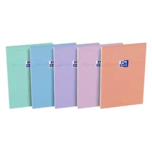 Oxford Oxford Bloc Smart Pastel 148x210 160p Petits Carreaux Coloris A... pas cher