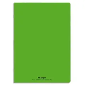 Comparateur de prix : Conquerant Cahier piqûre Clairefontaine 24x32 cm, 96 pages grands carreaux, Vert