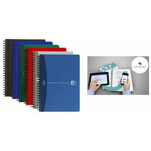Comparateur de prix : Cahier spirale Oxford Office 15 x 21 cm - petits carreaux - 100 pages