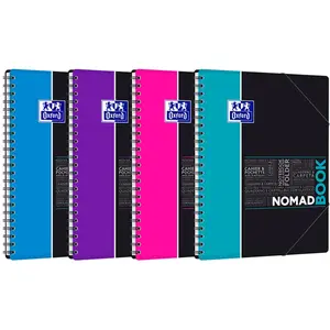 Comparateur de prix : Oxford Cahier à spirales A4+ 24 x 31 cm Seyès 160 pages Nomadbook