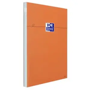 Oxford Bloc Bureau 21 x 32 quadrillé 5 x 5 80 pages - Bloc notes 80 pa... pas cher