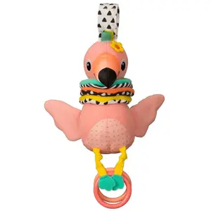 Jeu d'éveil Infantino Boîte à musique Flamand Rose pas cher