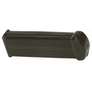 Lem Select - Poignée plate pvc 20X5 cannelée (Lot de 2)