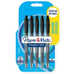 Comparateur de prix : Stylo Bille Flexgrip Ultraâ¢ Rétractable Noir - Paper Mate®