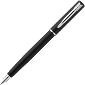 Comparateur de prix : Stylo Plume - WATERMAN - Allure - Corps Noir Mat - Attribut Chrome - Pointe Fine