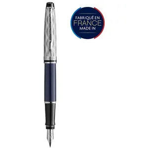 Comparateur de prix : WATERMAN Expert Deluxe Stylo plume, Bleu, finitions palladium, Plume f...