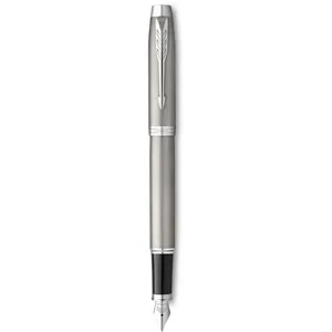 Comparateur de prix : Stylo plume Parker IM Finitions Chromées Taille moyenne Acier