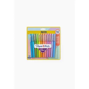 Comparateur de prix : Set de 12 Stylos feutres Papermate Flair Pastel Couleurs assorties
