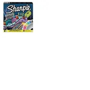 Sharpie Marqueur permanent FINE, BIG PACK de 20 'Tortue' pas cher