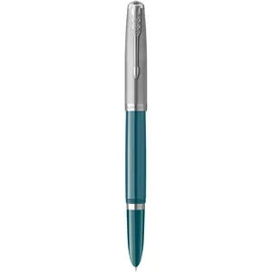 Stylo plume Parker 51 pointe moyenne Turquoise pas cher