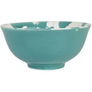 Côté Table - Bol Fleur Calancia vert eucalyptus - D.12x5.5 cm OS pas cher