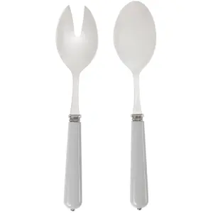 Côté Table - 2 Couverts à salade Lucie gris T.U pas cher