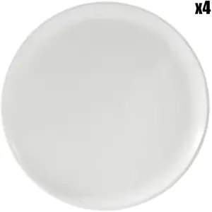 Côté Table - 4 Assiettes à dessert Indrid blanches - D.21 cm T.UVendu parbazarchic