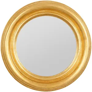 Côté Table - Miroir Drachma doré - D.35.5 cm T.U pas cher