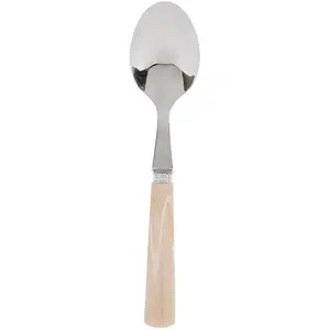 Côté Table - 12 Cuillères Arbella beige marbré T.U pas cher
