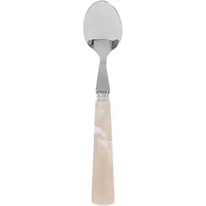 Côté Table - 12 Cuillères à café Arbella beige marbré T.U pas cher