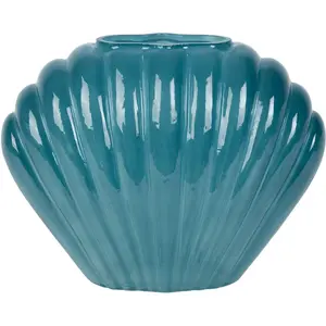 Côté Table - Vase Leucie Bleu - 28x12xh22 cm OSVendu parbazarchic