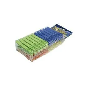 Comparateur de prix : LAGUELLE 24 Pinces à linge en plastique ergonomiques