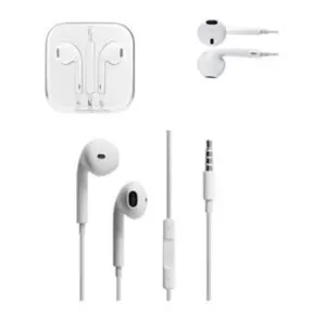 Ecouteurs earpods pour iphone blanc pas cher